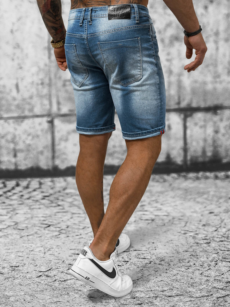 Ανδρικό σόρτς τζιν μπλε OZONEE NB/MP0264BC