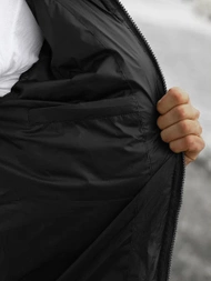 Ανδρικό μπουφάν μαύρο OZONEE JS/M792/392