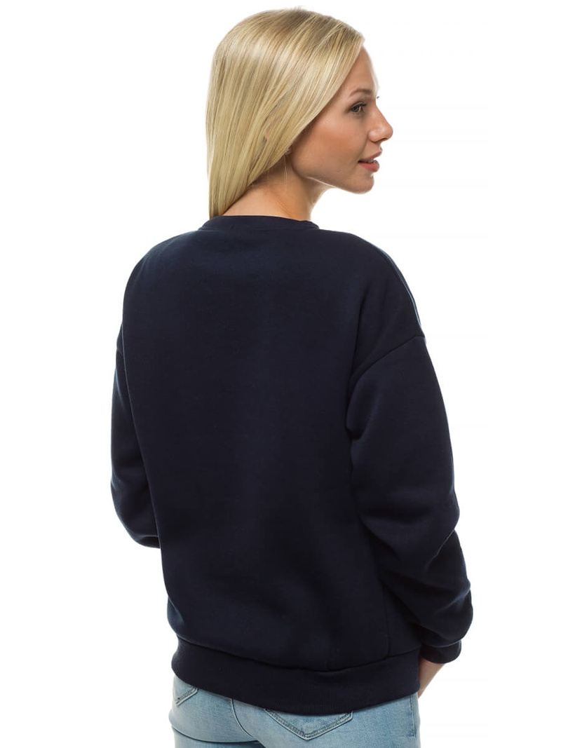 Γυναικείο φούτερ ναυτικό μπλε OZONEE JS/KSW1008