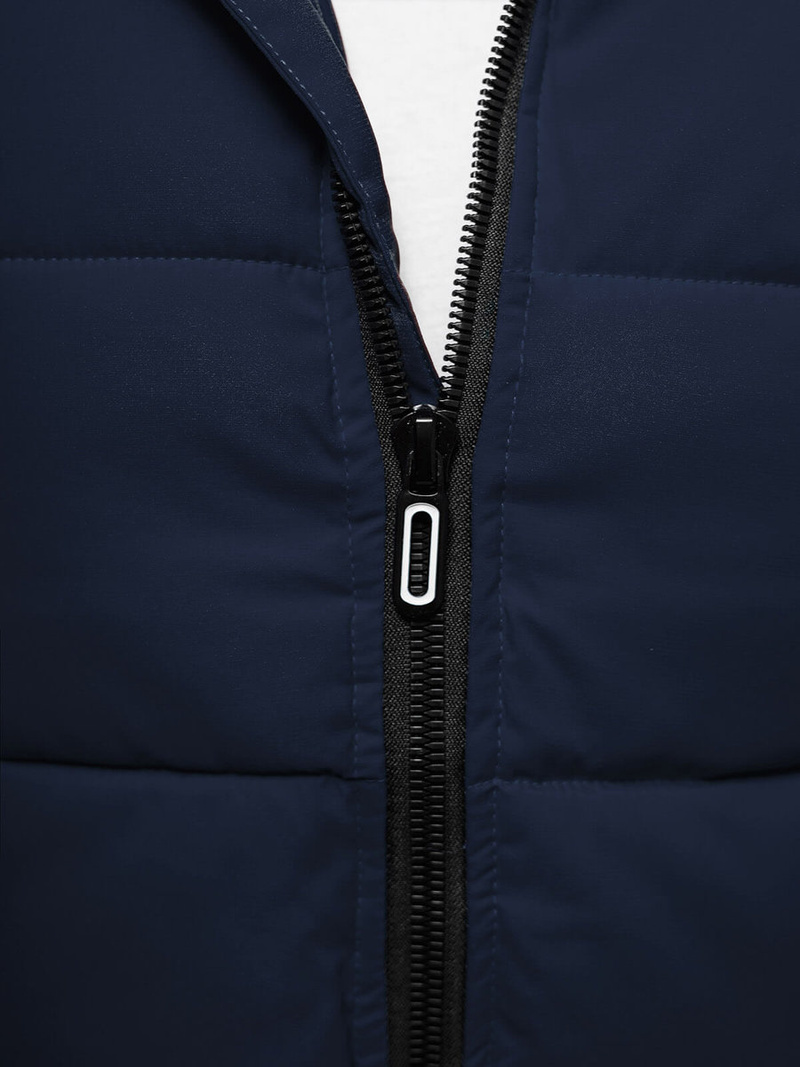 Ανδρικό αμάνικο μπουφάν ναυτικό μπλε OZONEE JS/84M3028/215