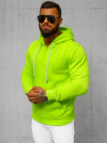 Ανδρικό Φούτερ με Κουκούλα γαλαζοπράσινο OZONEE JS/2008/72Z