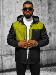 Ανδρικό μπουφάν μαύρο OZONEE JS/22M311/392