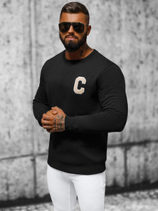 Ανδρικό Φούτερ μαύρο OZONEE NB/MF2019