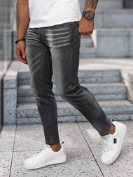 Ανδρικό τζιν παντελόνι γραφίτη OZONEE NB/MP0199GS