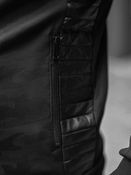 Ανδρικό σετ φόρμας μαύρο OZONEE O/3A126/A128