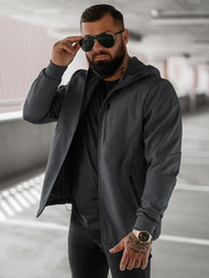 Ανδρικό μπουφάν softshell γραφίτη OZONEE JS/27B6529/5Z