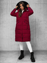 Γυναικείο μπουφάν μπορντό OZONEE O/W377