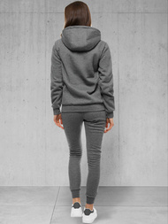 Γυναικεία αθλητική φόρμα γραφίτη OZONEE 18