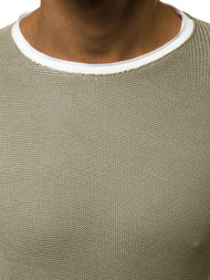 Ανδρικό Φούτερ ανοιχτό-χακί OZONEE MACH/2139/19