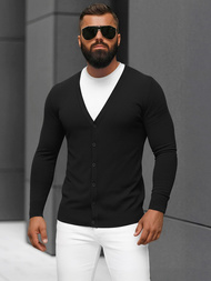 Ανδρικό πουλόβερ μαύρο OZONEE NB/MM6006/4Z