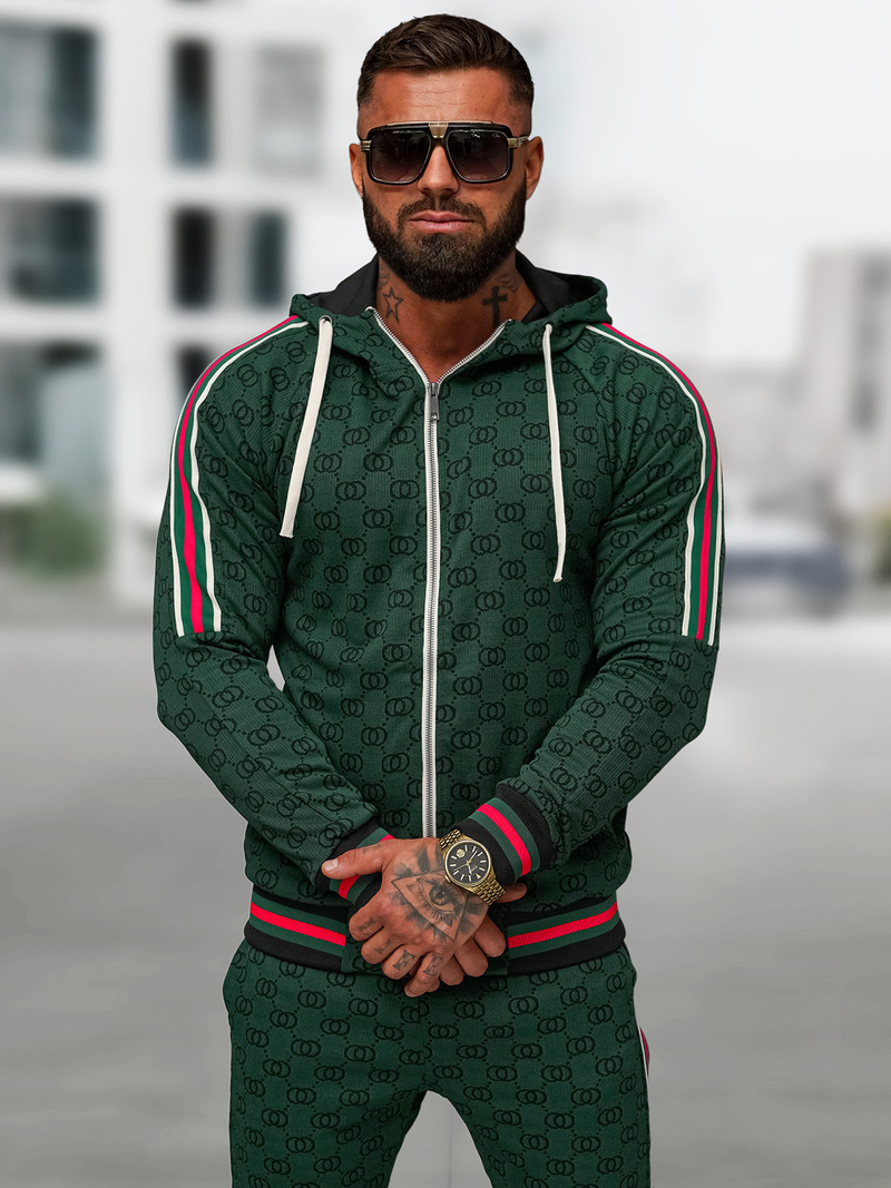 Ανδρικό σετ φόρμας Πράσινος OZONEE O/FF5111AB