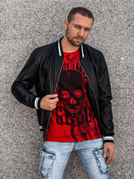 Ανδρικό μπλουζάκι με μακριά μανίκια Κόκκινο OZONEE O/1291Z