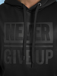 Ανδρικό Φούτερ με Κουκούλα μαύρο OZONEE JS/8B1983/3