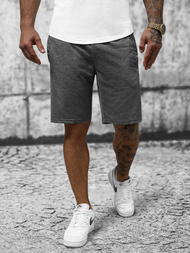 Ανδρικό σόρτς φόρμας γραφίτη OZONEE JS/8K100/5Z