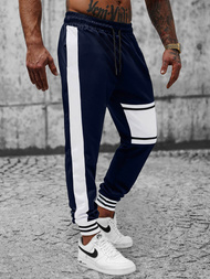 Ανδρικό παντελόνι φόρμας ναυτικό μπλε OZONEE JS/8K179