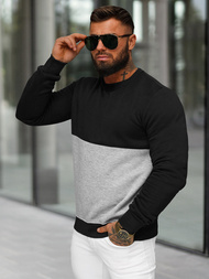 Ανδρικό Φούτερ μαύρο OZONEE JS/8B1305/3