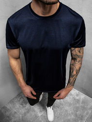 Ανδρικό μπλουζάκι σκούρο-ναυτικό μπλε OZONEE JS/S01Z