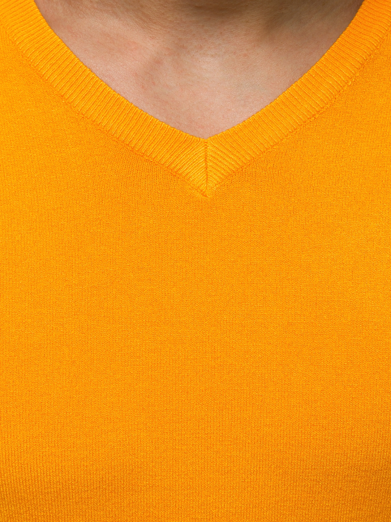 Ανδρικό πουλόβερ κίτρινο OZONEE TMK/YY03/17