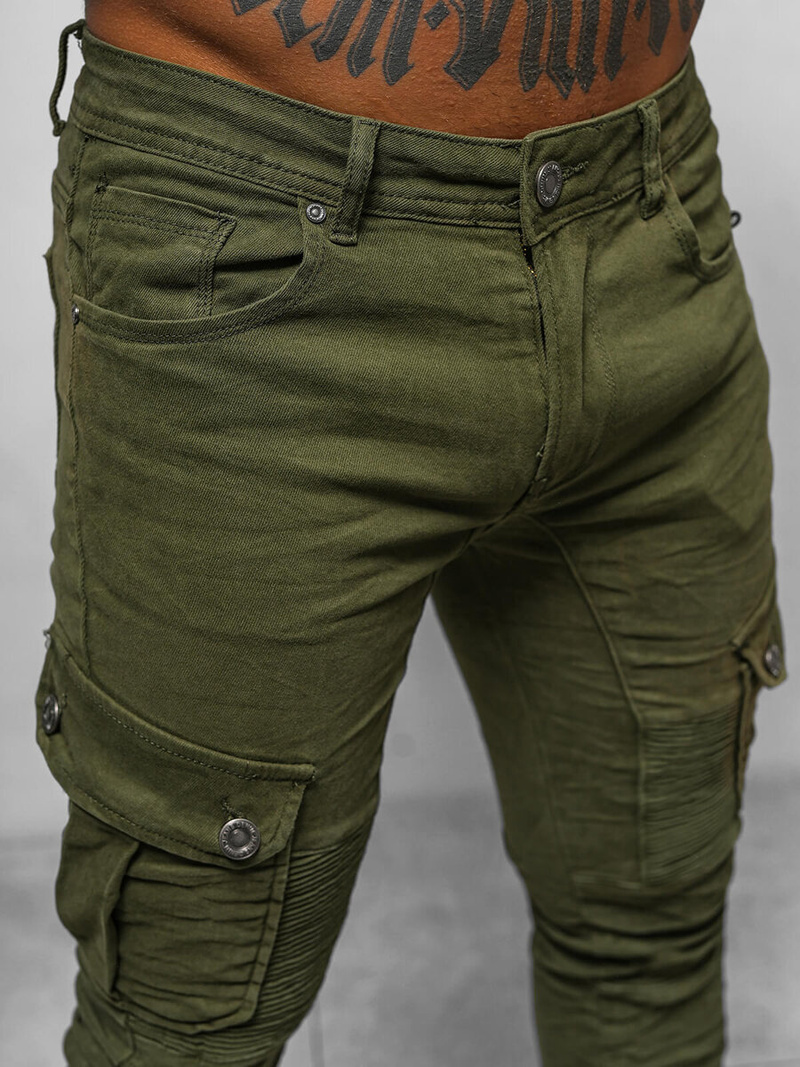 Ανδρικό παντελόνι jogger πράσινο OZONEE O/E6979J