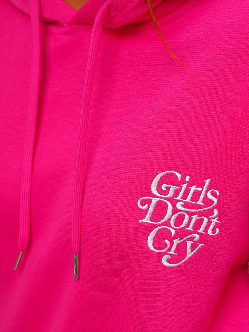 Γυναικείο φούτερ με κουκούλα Ροζ OZONEE JS/B26013Z