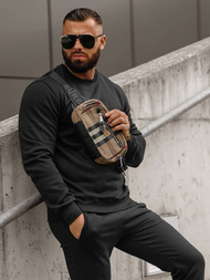 Ανδρικό σετ φόρμας μαύρο OZONEE JS/68C10380/3Z