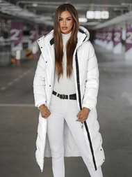 Γυναικείο μπουφάν λευκό OZONEE JS/5M3233/281