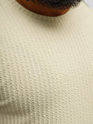 Ανδρικό μπλουζάκι mπεζ OZONEE O/7766T