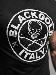 Ανδρικό μπλουζάκι μαύρο OZONEE NB/MT3074