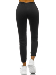 Γυναικείο παντελόνι φόρμας μαύρο OZONEE JS/KSW5008