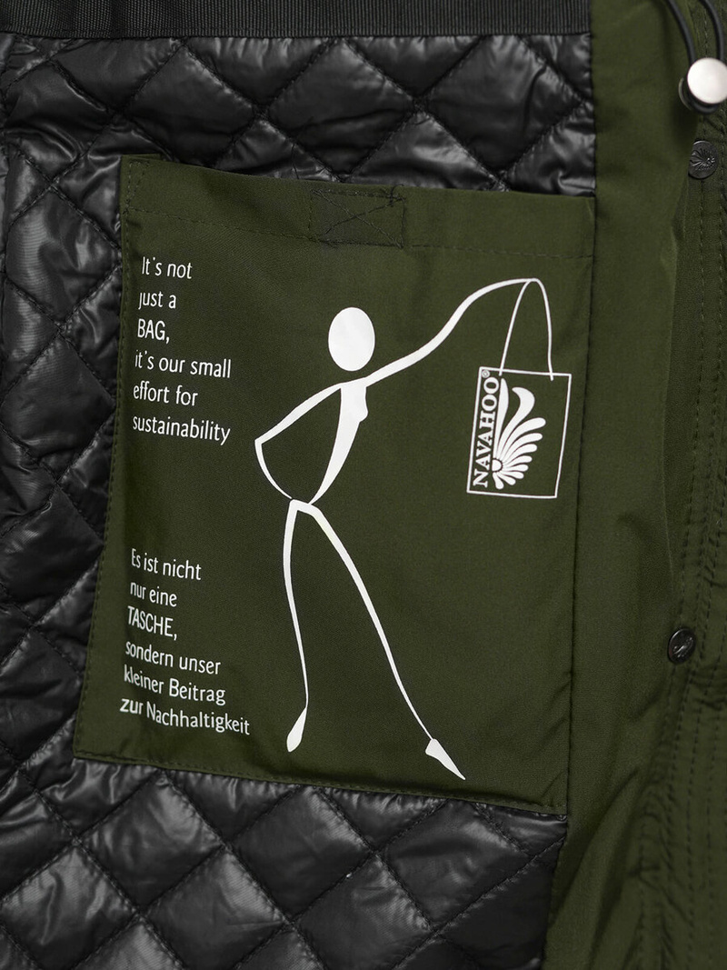 Γυναικείο μπουφάν χακί OZONEE O/W377Z