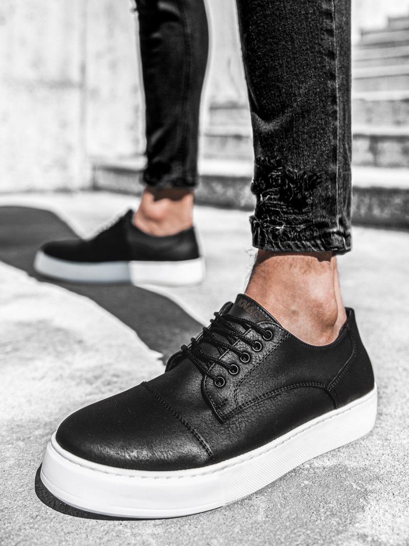 Ανδρικά Sneakers μαύρο OZONEE O/KN050