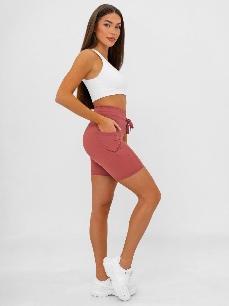 Κοντό bουργουνδία γυναικείο κολάν OZONEE JS/XY24026S