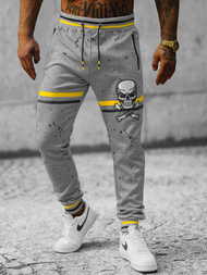 Ανδρικό παντελόνι φόρμας γκρι OZONEE JS/K10227Z