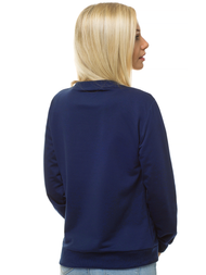Γυναικείο φούτερ ναυτικό μπλε OZONEE JS/WB11002/25