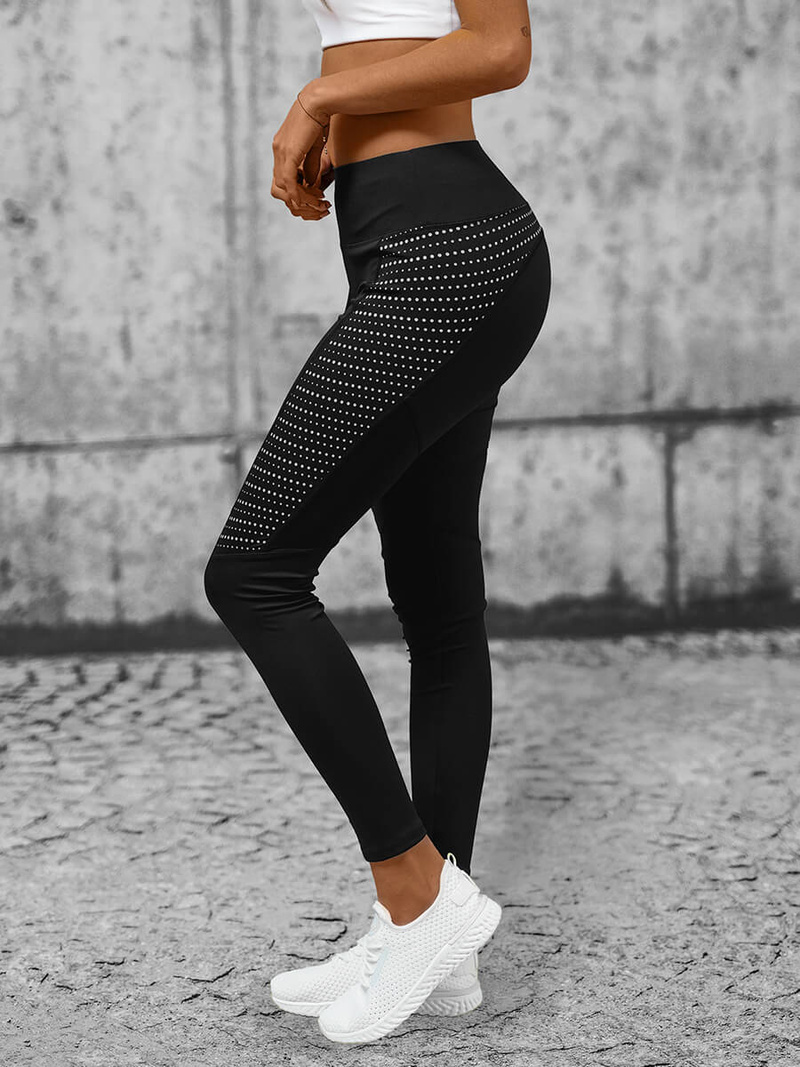 Γυναικείο κολάν μαύρο OZONEE O/YY9273