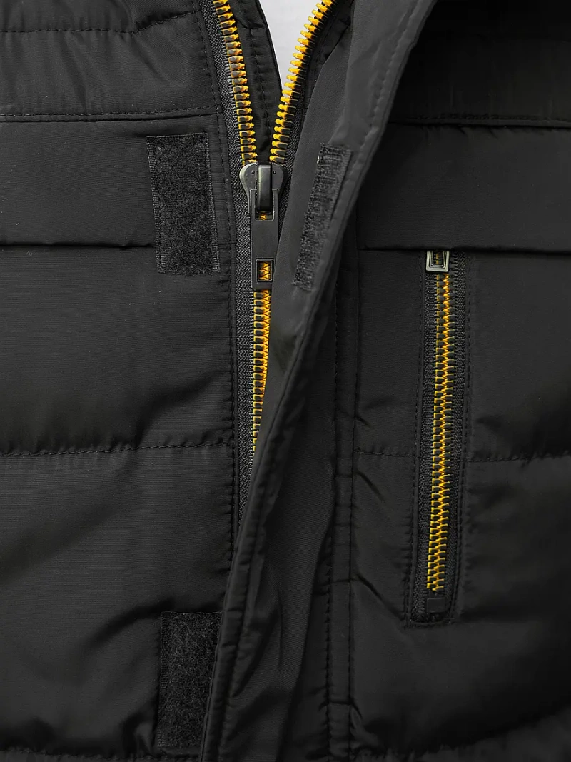 Ανδρικό χειμερινό μπουφάν mαύρος OZONEE JS/M806/392