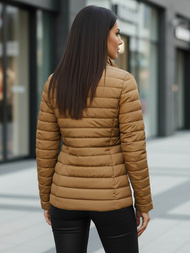 Γυναικείο μπουφάν Σκούρο μπεζ OZONEE JS/16M9109/84Z