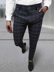 Ανδρικό παντελόνι chino ναυτικό μπλε OZONEE DJ/5632