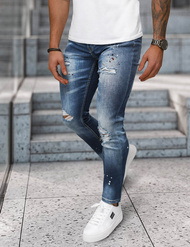 Ανδρικό τζιν παντελόνι Σκούρο μπλε OZONEE NB/MP0170BS