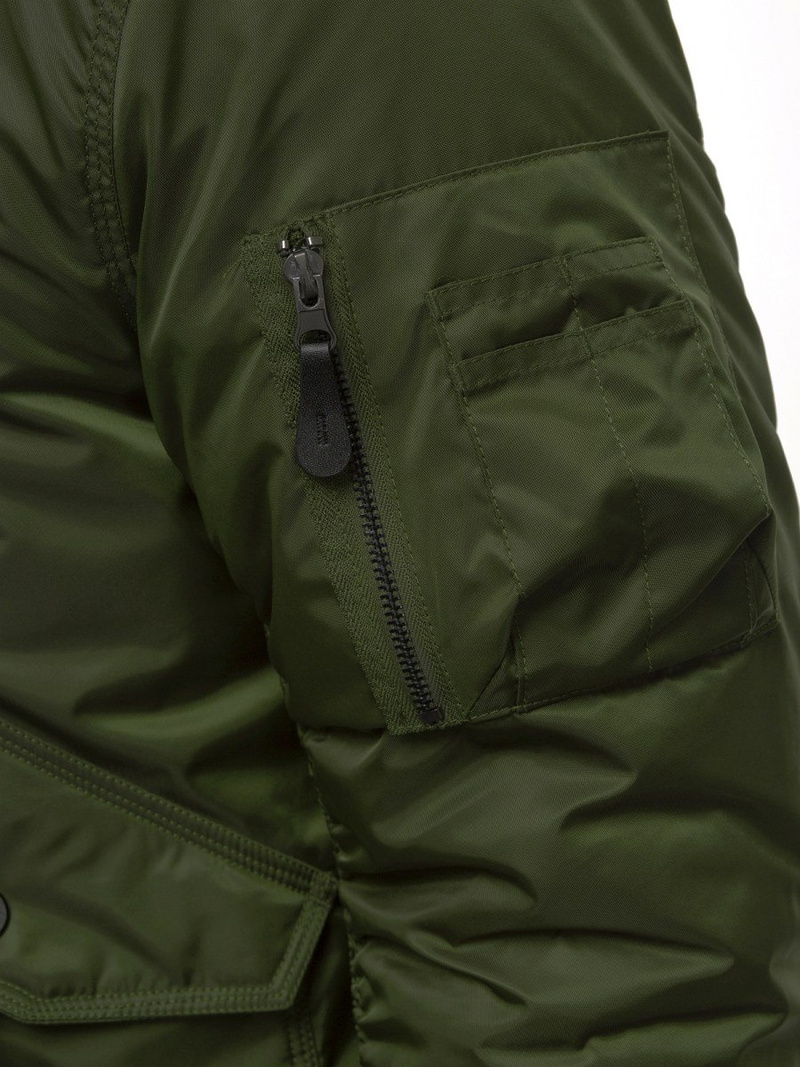 Ανδρικό χειμερινό μπουφάν πράσινο OZONEE O/99122