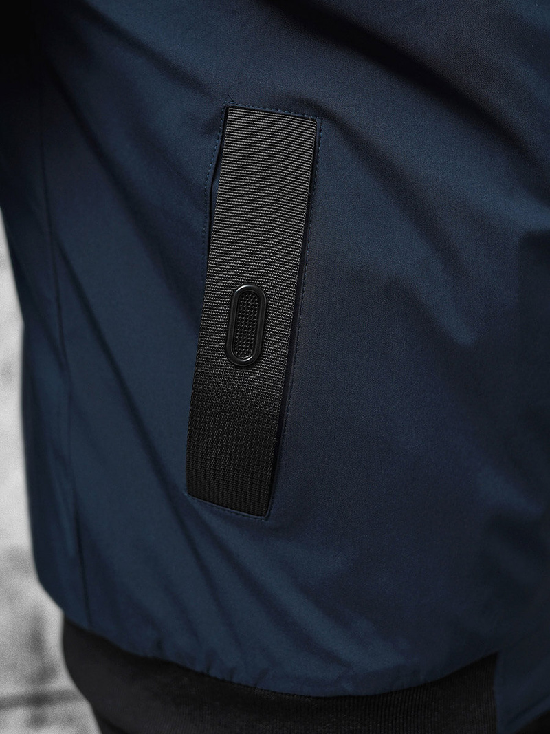 Ανδρικό χειμερινό μπουφάν ναυτικό μπλε OZONEE JS/84M3007/215