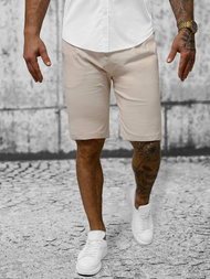Ανδρικό σόρτς chino μπεζ OZONEE O/P4052
