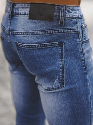 Ανδρικό τζιν παντελόνι mπλε OZONEE NB/MP0126B