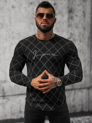 Ανδρικό Φούτερ μαύρο OZONEE O/5919BZ