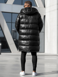 Ανδρικό χειμερινό μπουφάν μαύρη OZONEE O/M3205Z