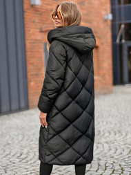 Γυναικείο μπουφάν μαύρο OZONEE JS/5M3173/392Z