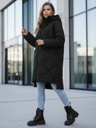 Γυναικείο μπουφάν μαύρο OZONEE JS/5M3168/392Z