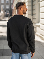 Ανδρικό Φούτερ μαύρο OZONEE JS/8B1763/3