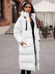 Γυναικείο μπουφάν λευκό OZONEE JS/5M3163/281Z