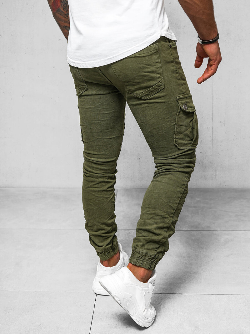 Ανδρικό παντελόνι jogger πράσινο OZONEE O/E6979J